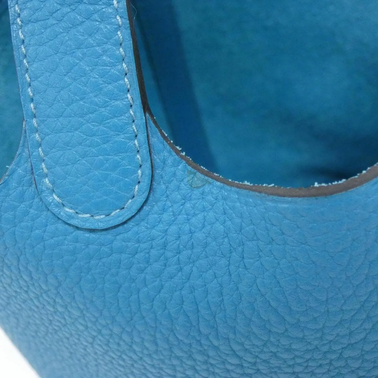 HERMES Picotin 056289CK Handbag Clemence Black Clemence Leather Rank A - Thumbnail 3