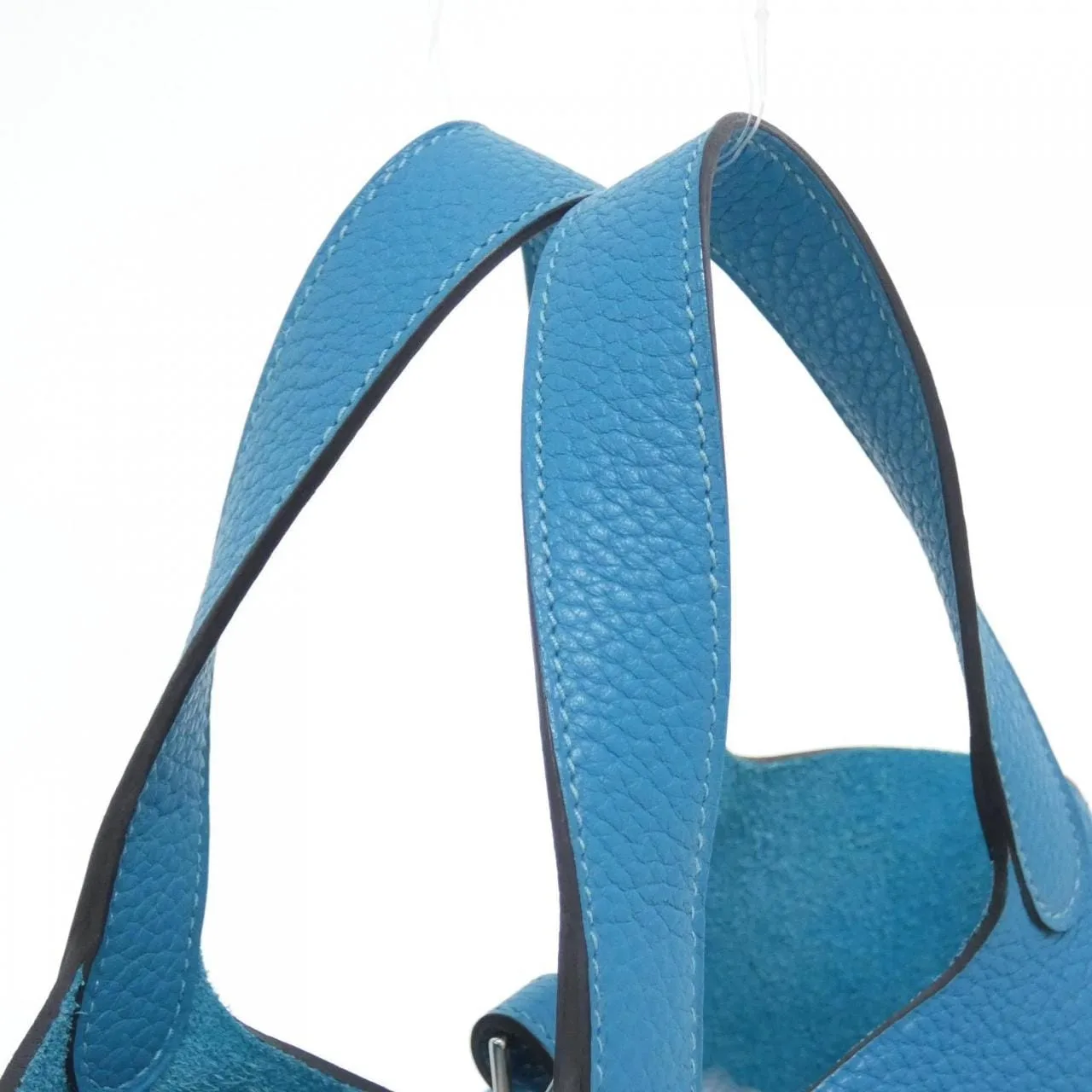 HERMES Picotin 056289CK Handbag Clemence Black Clemence Leather Rank A - Thumbnail 5