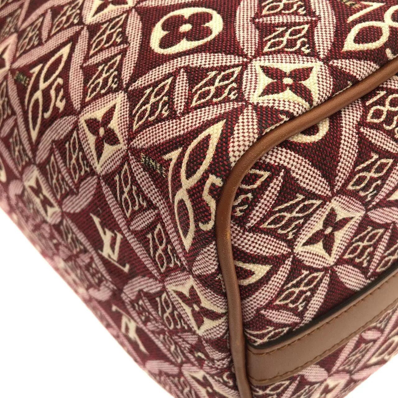 LOUIS VUITTON Speedy M57231 波士頓包 酒紅色 中古品A - 縮圖 3