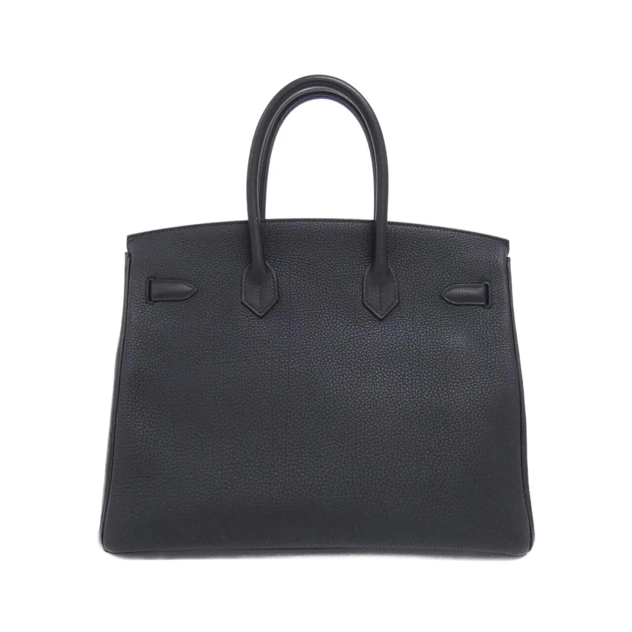 HERMES Birkin 027767CK Handbag Togo Black Togo Leather Rank A - Thumbnail 2