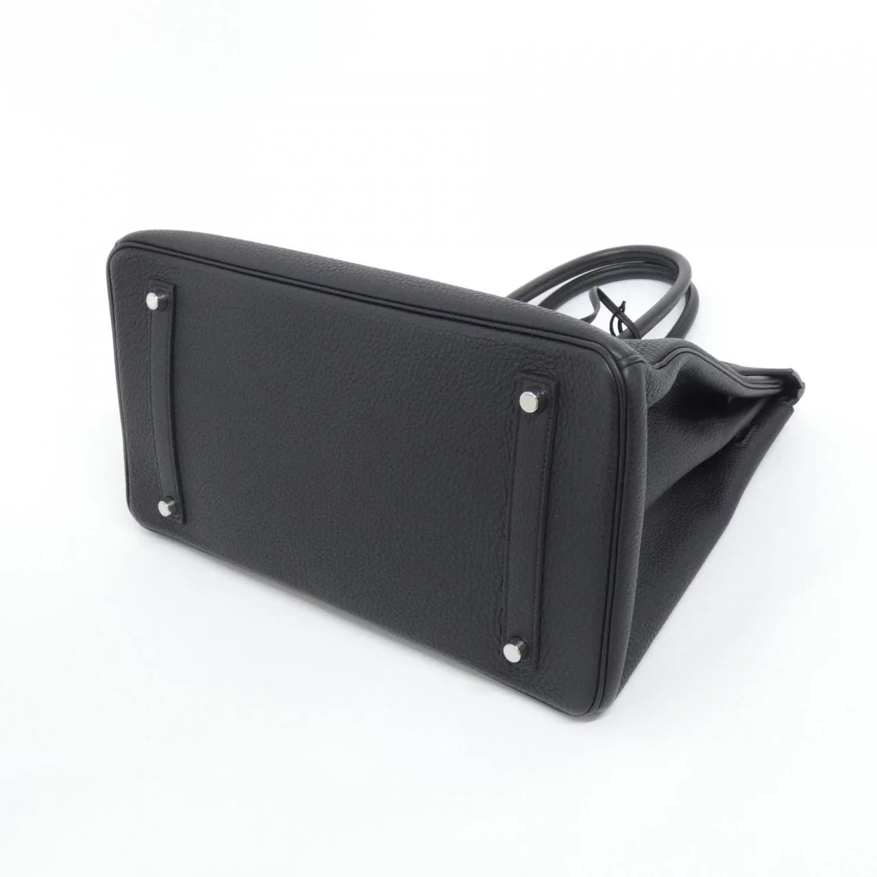 HERMES Birkin 027767CK Handbag Togo Black Togo Leather Rank A - Thumbnail 3