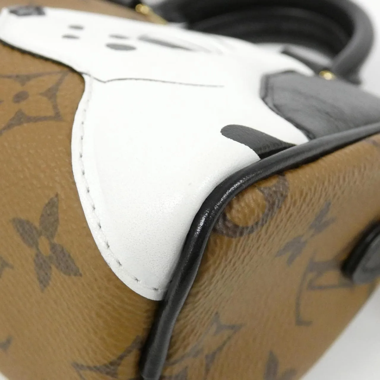 LOUIS VUITTON Speedy M83688 Handbag Monogram 黑色 Monogram 中古品A - 縮圖 3