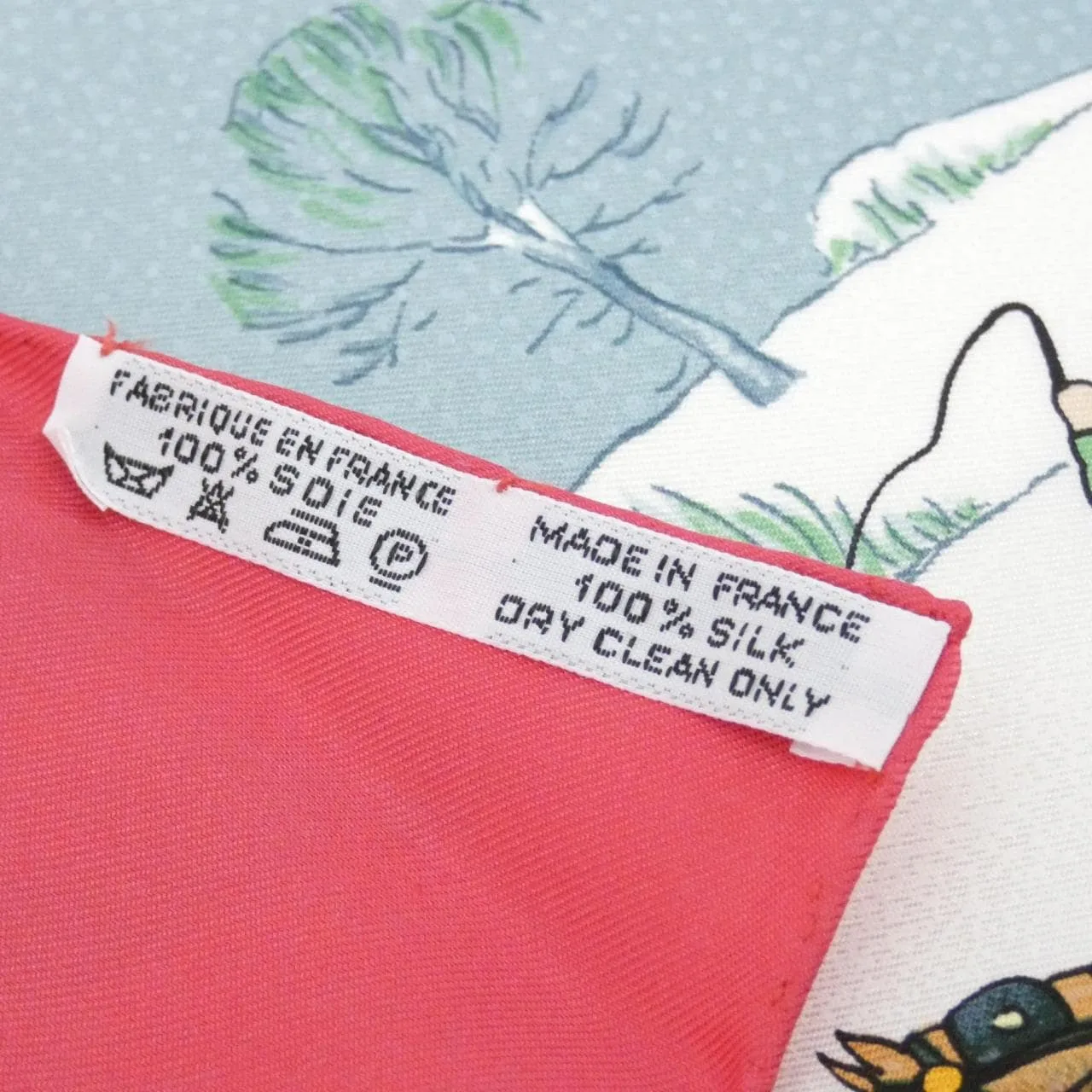 HERMES Scarf White Rank A - Thumbnail 4
