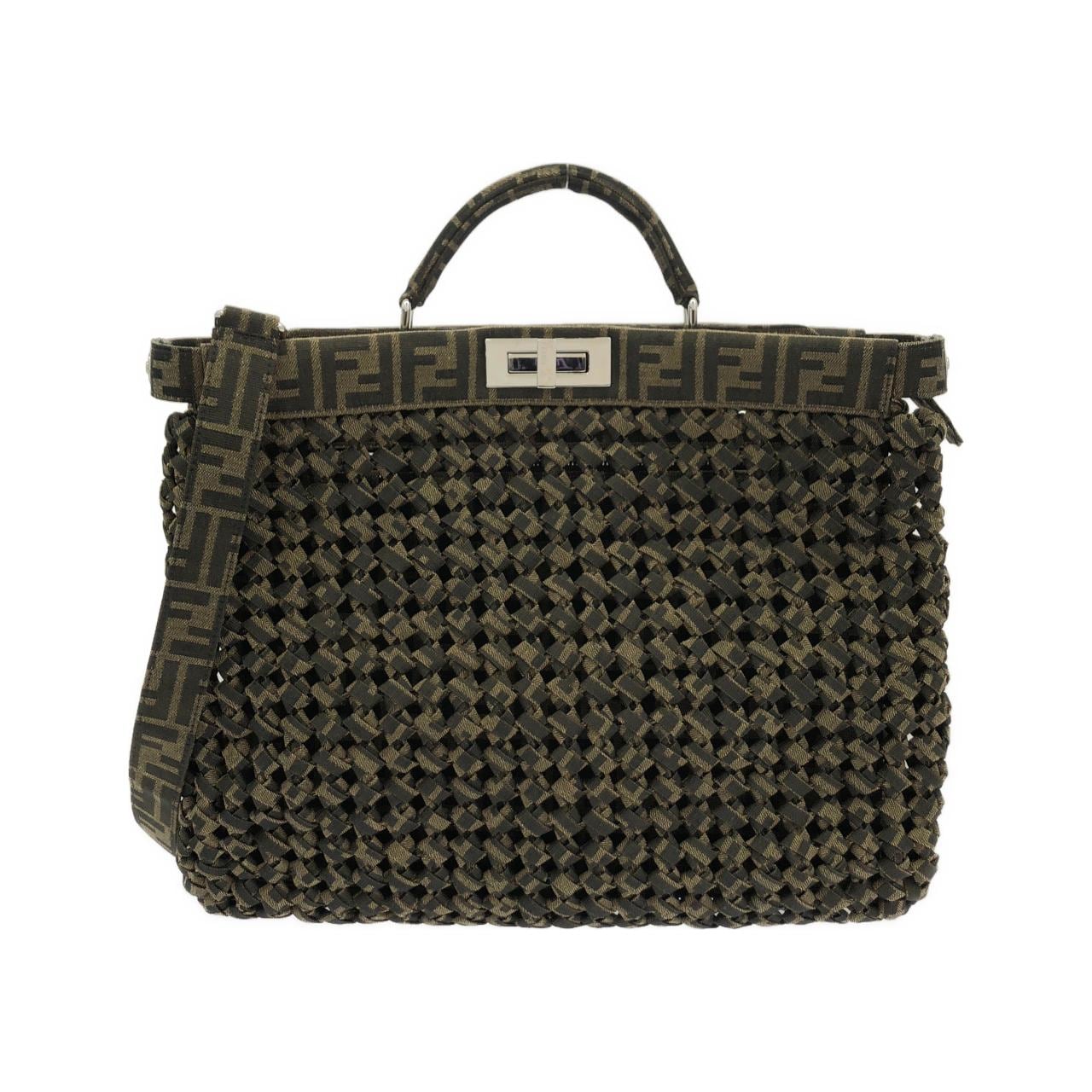 FENDI Baguette 7VA529 ABMS 手提包 棉