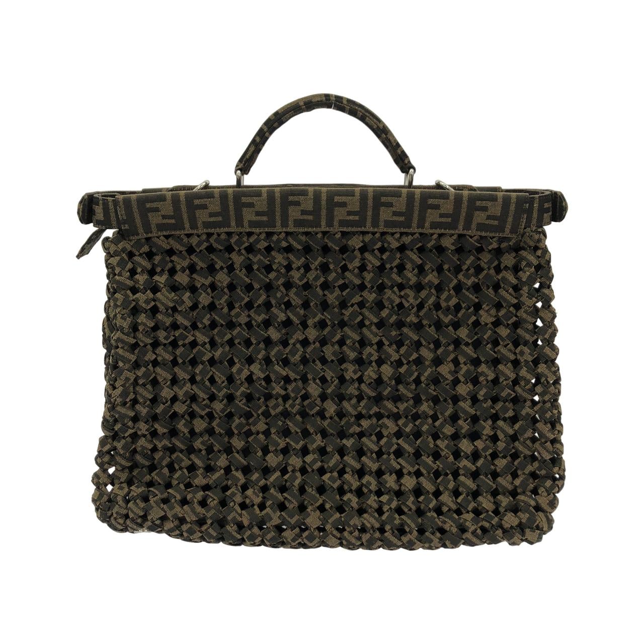 FENDI Baguette 7VA529 ABMS 手提包 棉 2