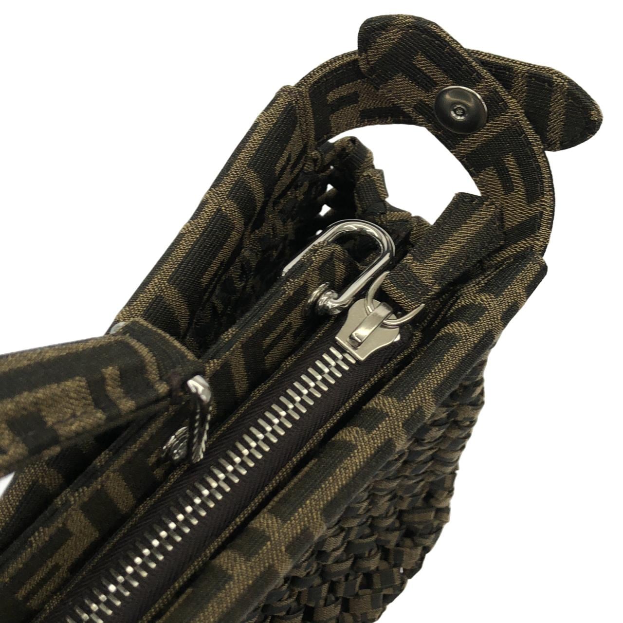 FENDI Baguette 7VA529 ABMS 手提包 棉 5