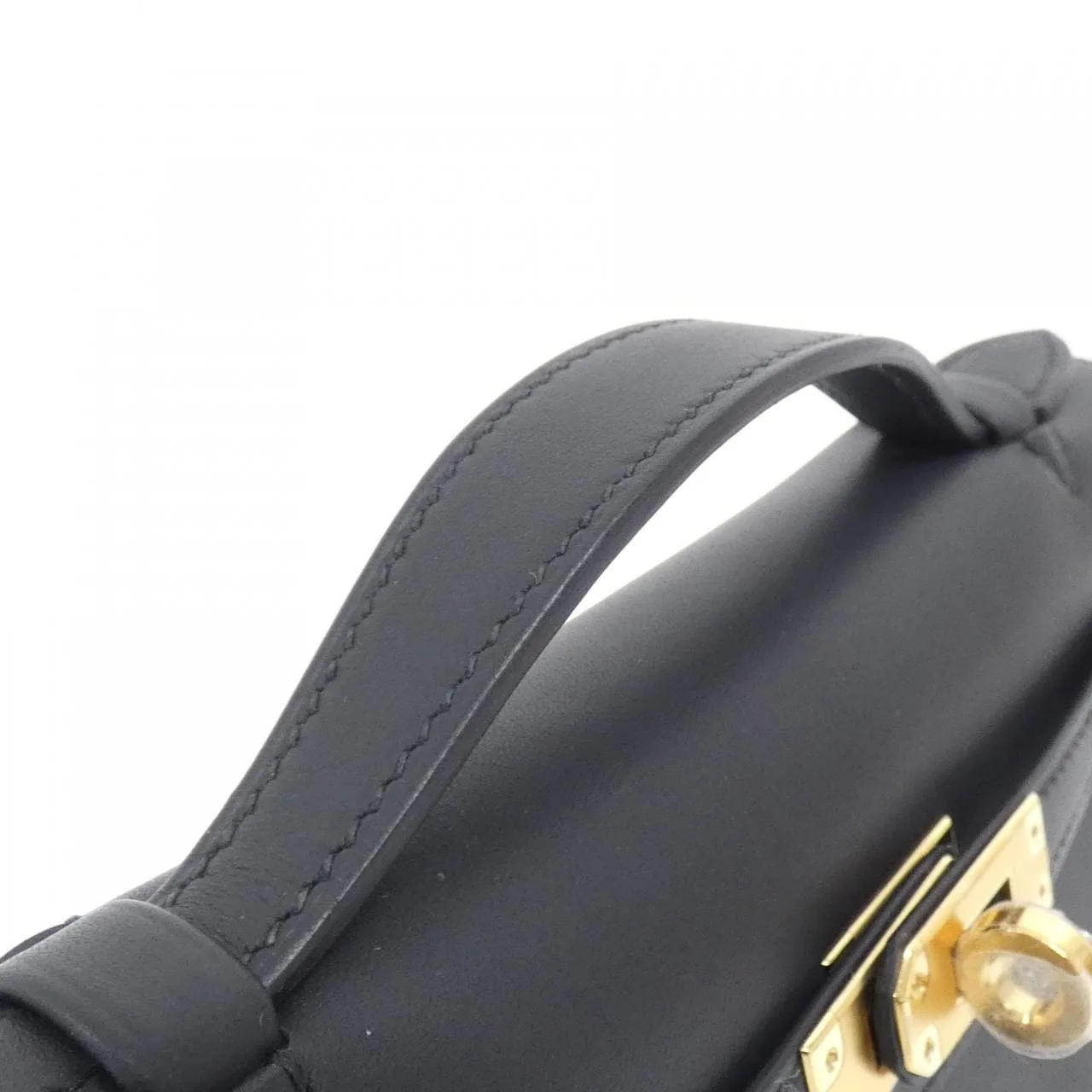 HERMES Kelly 049417CC Handbag Swift Black Swift Leather Unused - Thumbnail 5