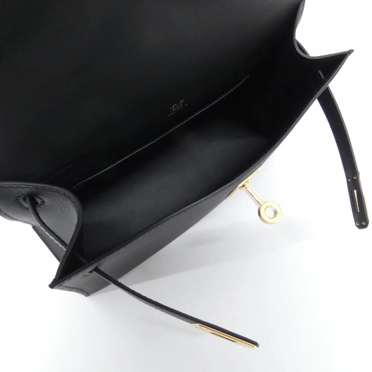 HERMES Kelly 049417CC Handbag Swift Black Swift Leather Unused - Thumbnail 6
