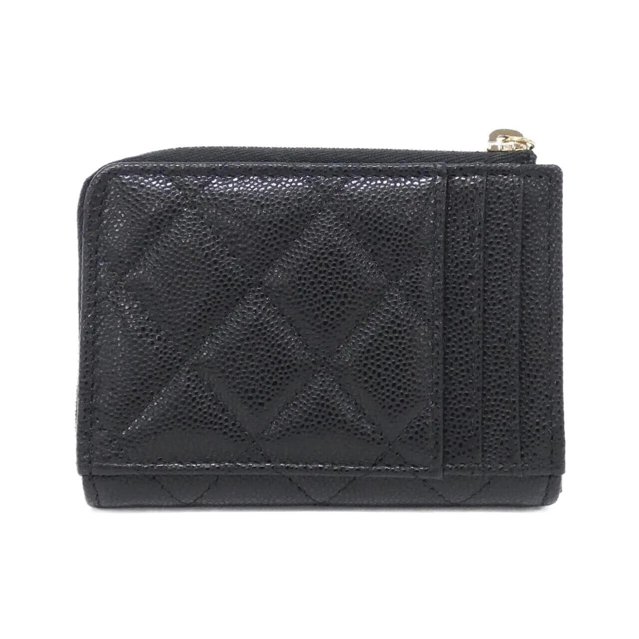 CHANEL Timeless Classic AP4893 Card Case Grained Calfskin Black Grained Calfskin Unused - Thumbnail 2