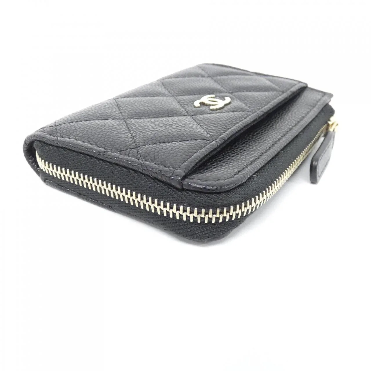 CHANEL Timeless Classic AP4893 Card Case Grained Calfskin Black Grained Calfskin Unused - Thumbnail 3