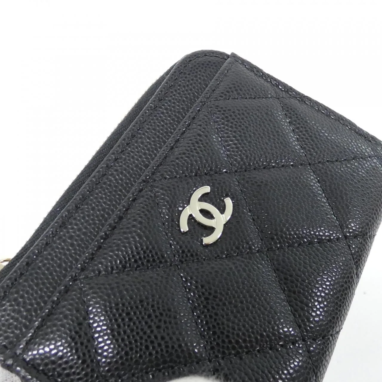 CHANEL Timeless Classic AP4893 Card Case Grained Calfskin Black Grained Calfskin Unused - Thumbnail 4