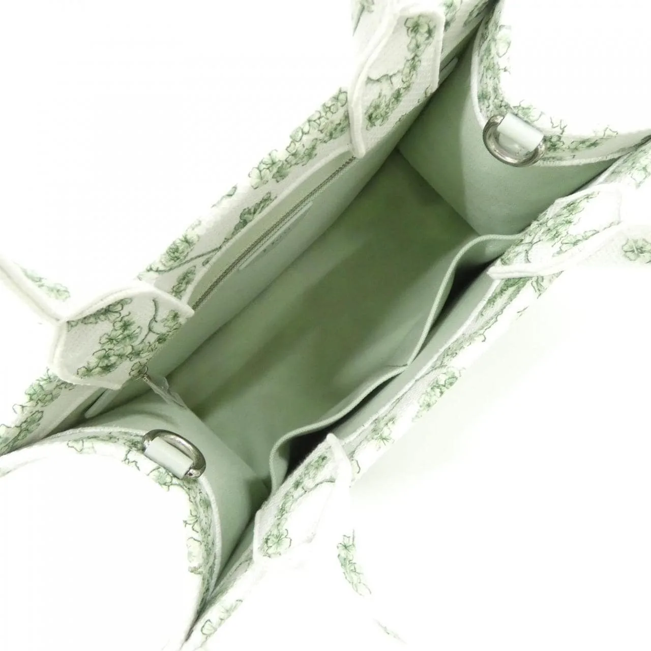 DIOR Book Tote M1404PEHR 托特包 棉 黑色 Cotton 中古品A - 縮圖 9