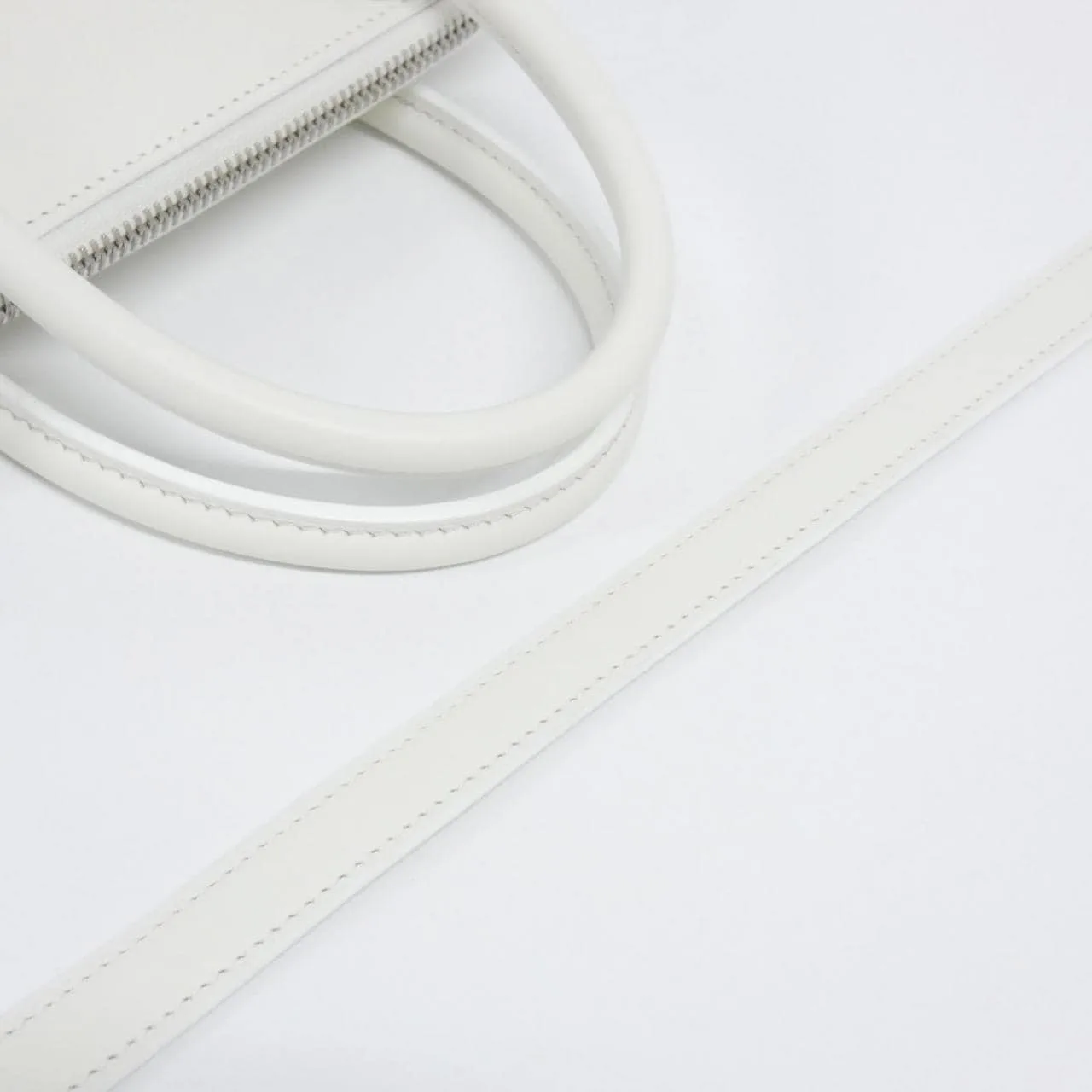 HERMES Bolide 082901CK Handbag White Rank A - Thumbnail 5