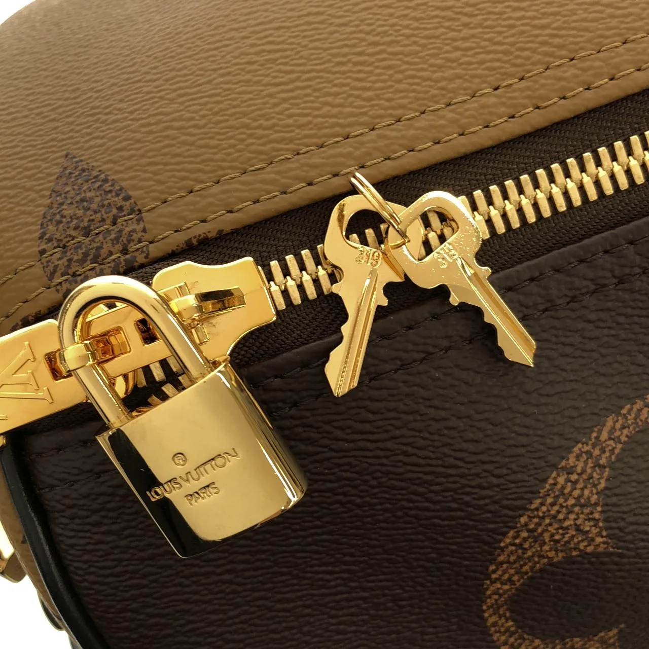 LOUIS VUITTON Keepall M47211 波士頓包 Monogram 黑色 Monogram 中古品A - 縮圖 4