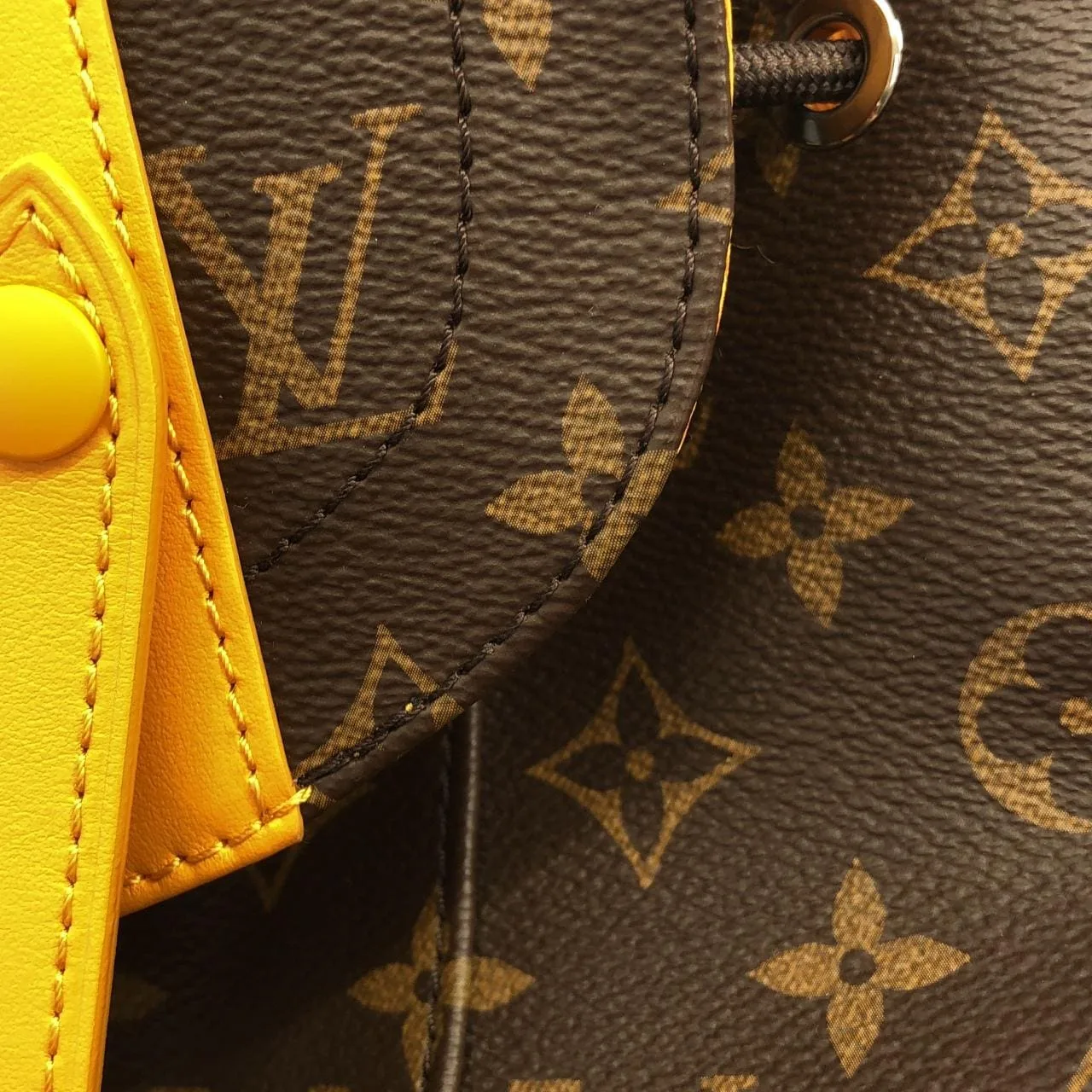 LOUIS VUITTON Christopher M13202 背包 Monogram 黃色 Monogram 中古品A - 縮圖 5