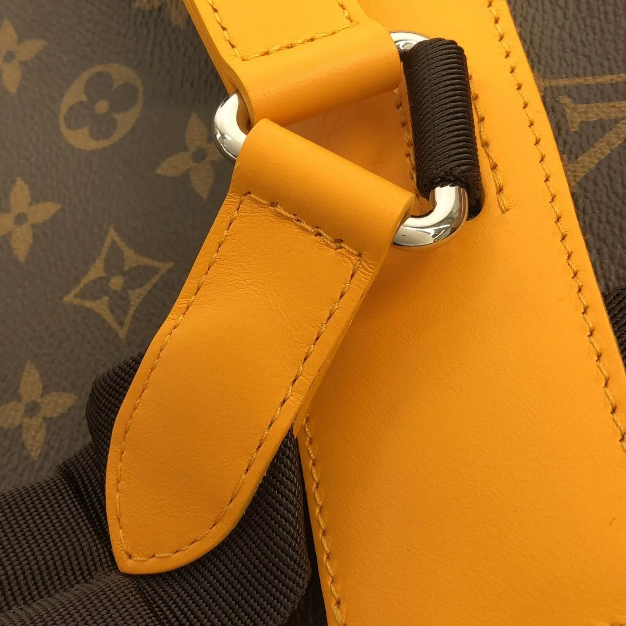 LOUIS VUITTON Christopher M13202 背包 Monogram 黃色 Monogram 中古品A - 縮圖 7