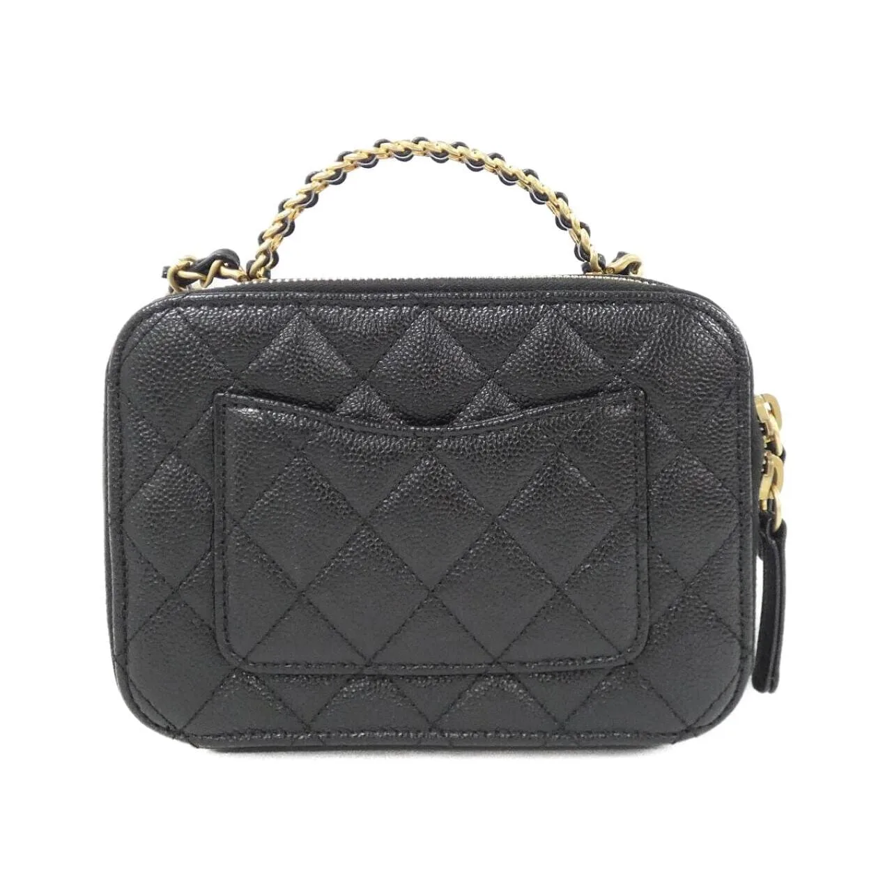 CHANEL Chanel 22 AS3221 Handbag Grained Calfskin 黑色 荔枝紋牛皮 中古品A - 縮圖 2