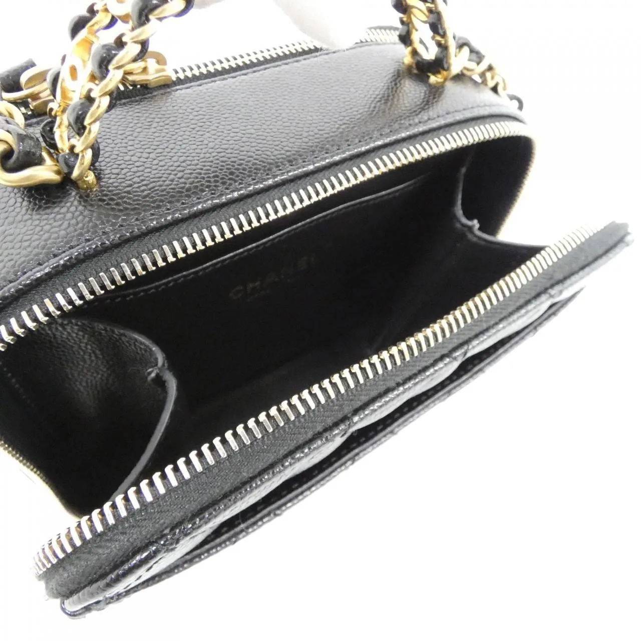 CHANEL Chanel 22 AS3221 Handbag Grained Calfskin 黑色 荔枝紋牛皮 中古品A - 縮圖 5