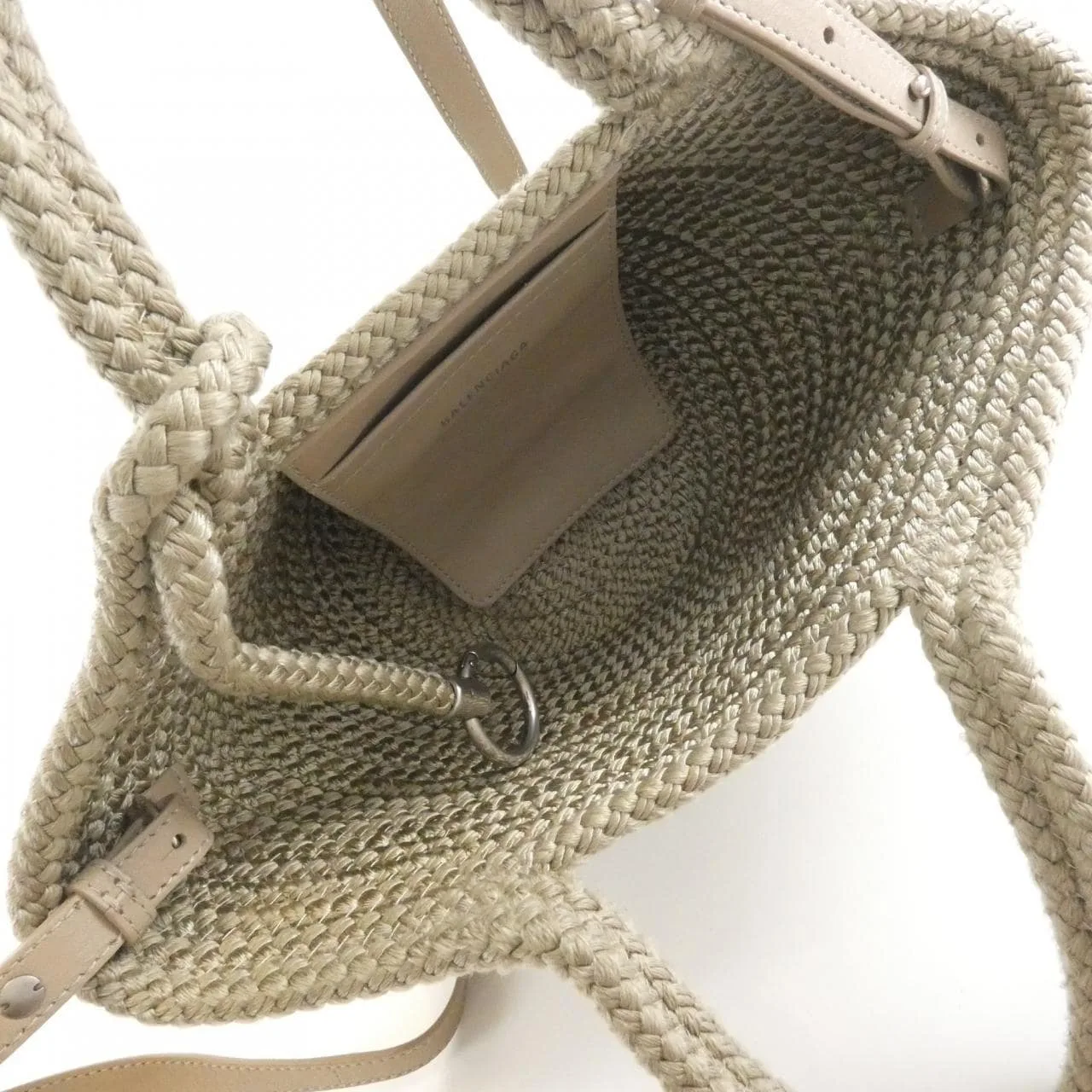 BALENCIAGA 695612 21097 手提包 尼龍 黑色 尼龍 中古品A - 縮圖 9