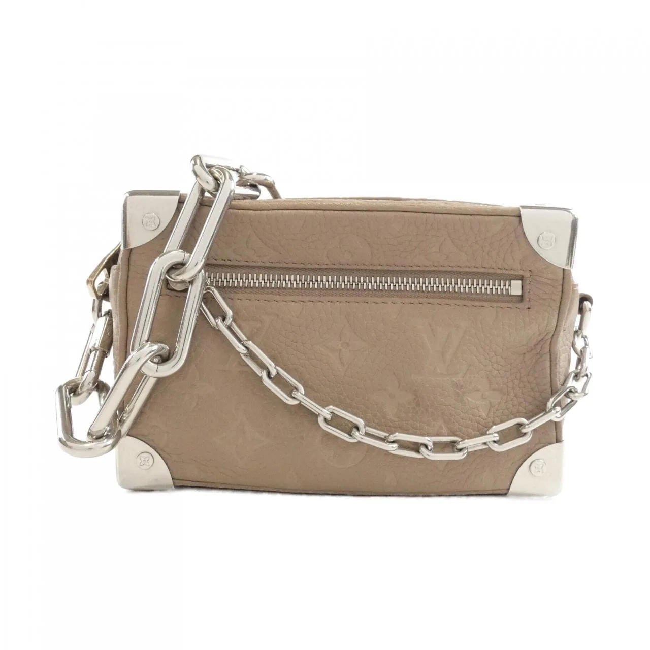 LOUIS VUITTON Soft Trunk M13868 Shoulder Monogram Beige