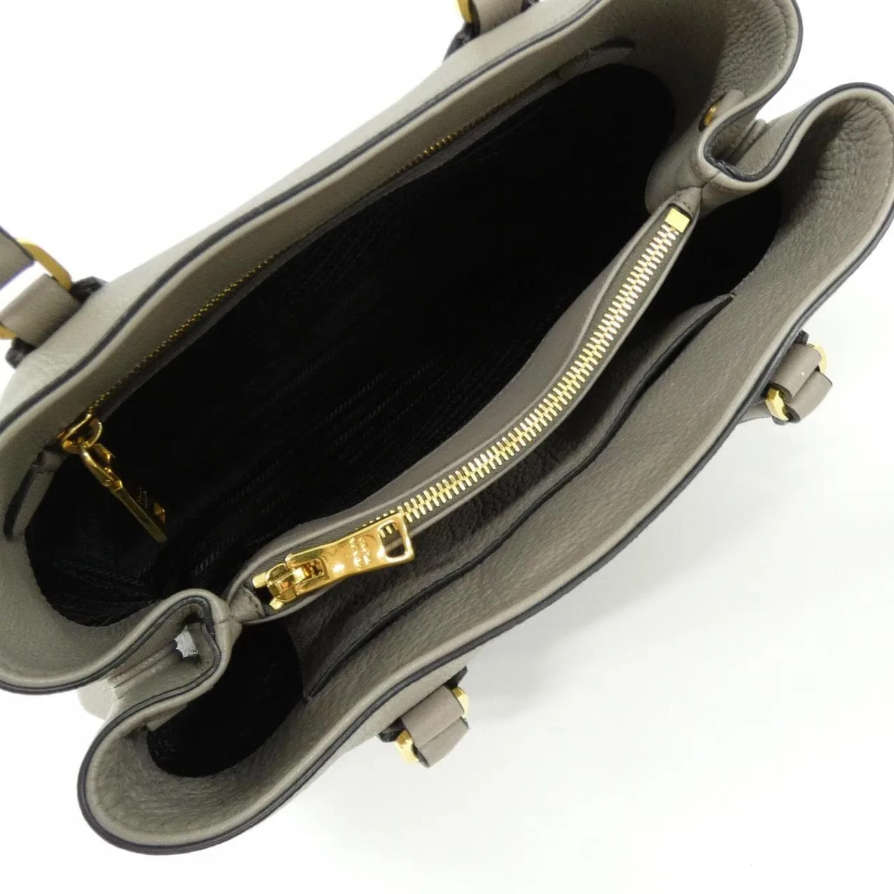 PRADA 1BA239 手提包 黑色 中古品A - 縮圖 8