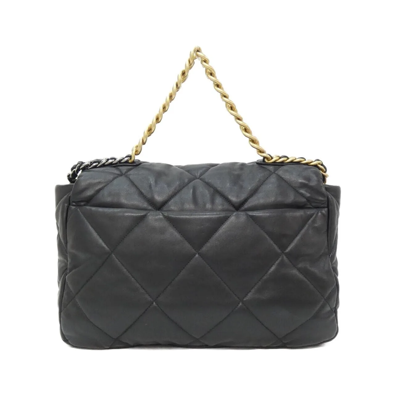 CHANEL Chanel 19 AS1162 Shoulder Lambskin Black Lambskin Rank A - Thumbnail 2