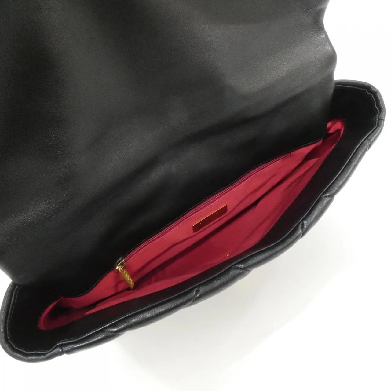 CHANEL Chanel 19 AS1162 Shoulder Lambskin Black Lambskin Rank A - Thumbnail 7
