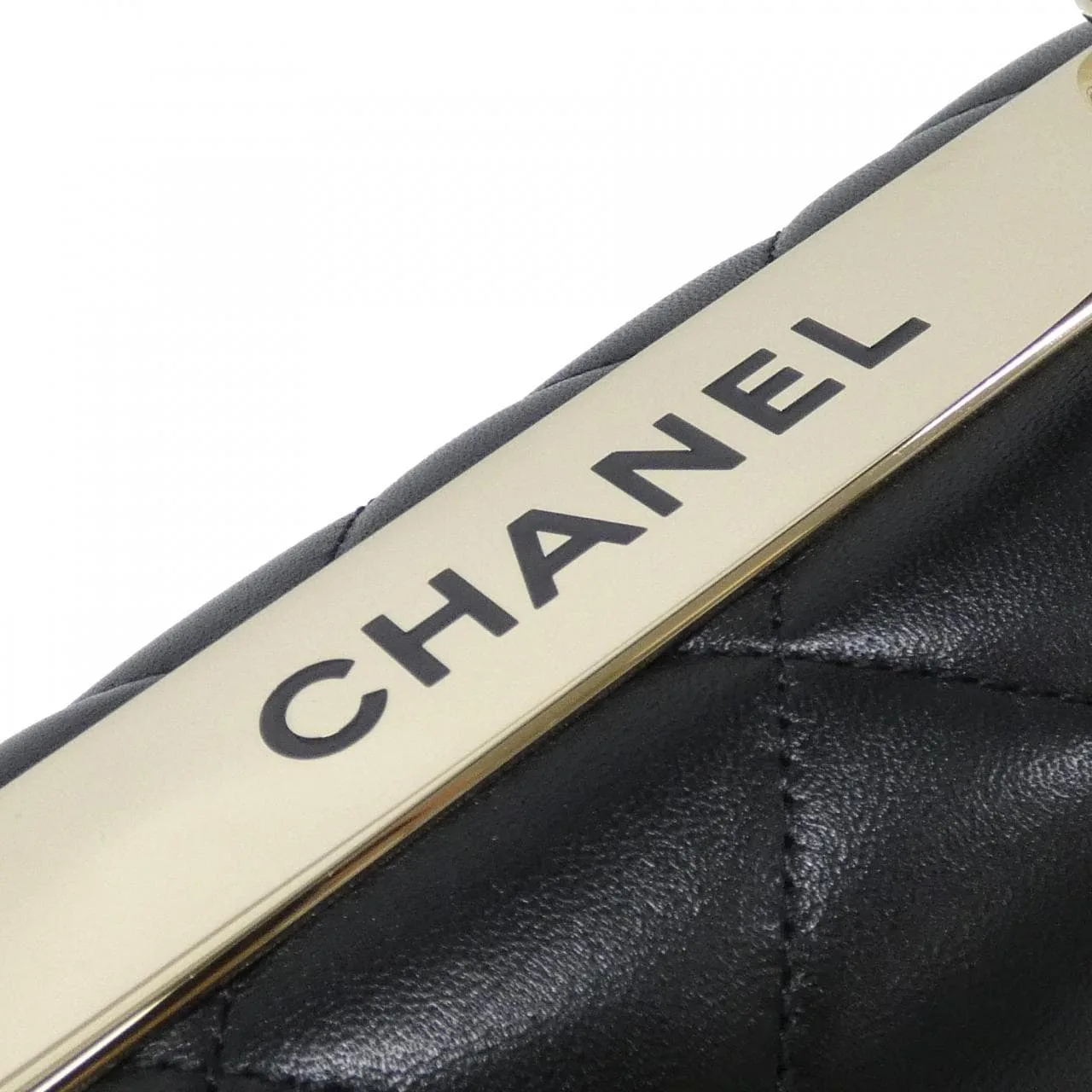 CHANEL 92236 Handbag Lambskin Black Lambskin Rank A - Thumbnail 5