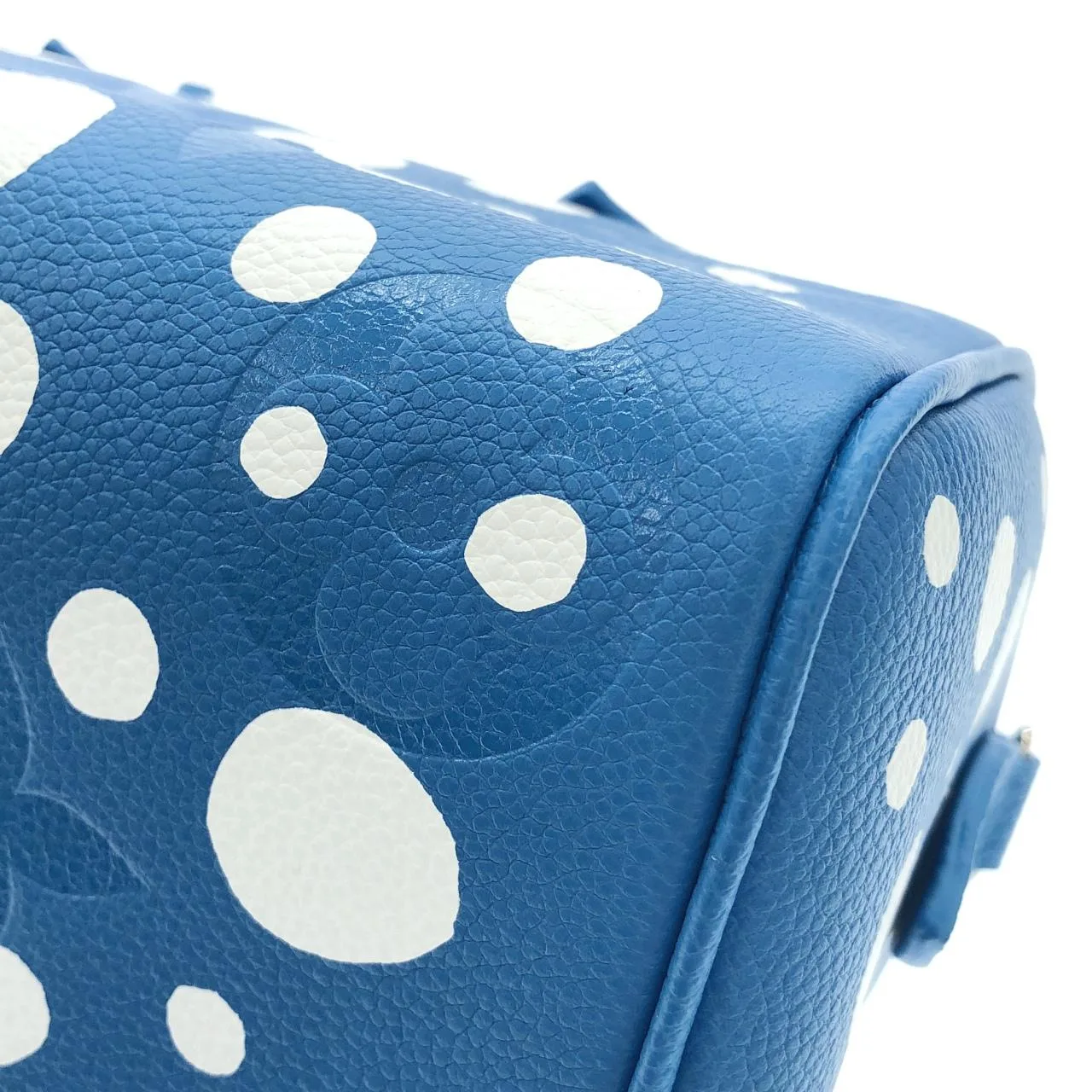 LOUIS VUITTON Speedy M46425 肩背包 Monogram 藍色 Monogram 中古品A - 縮圖 3