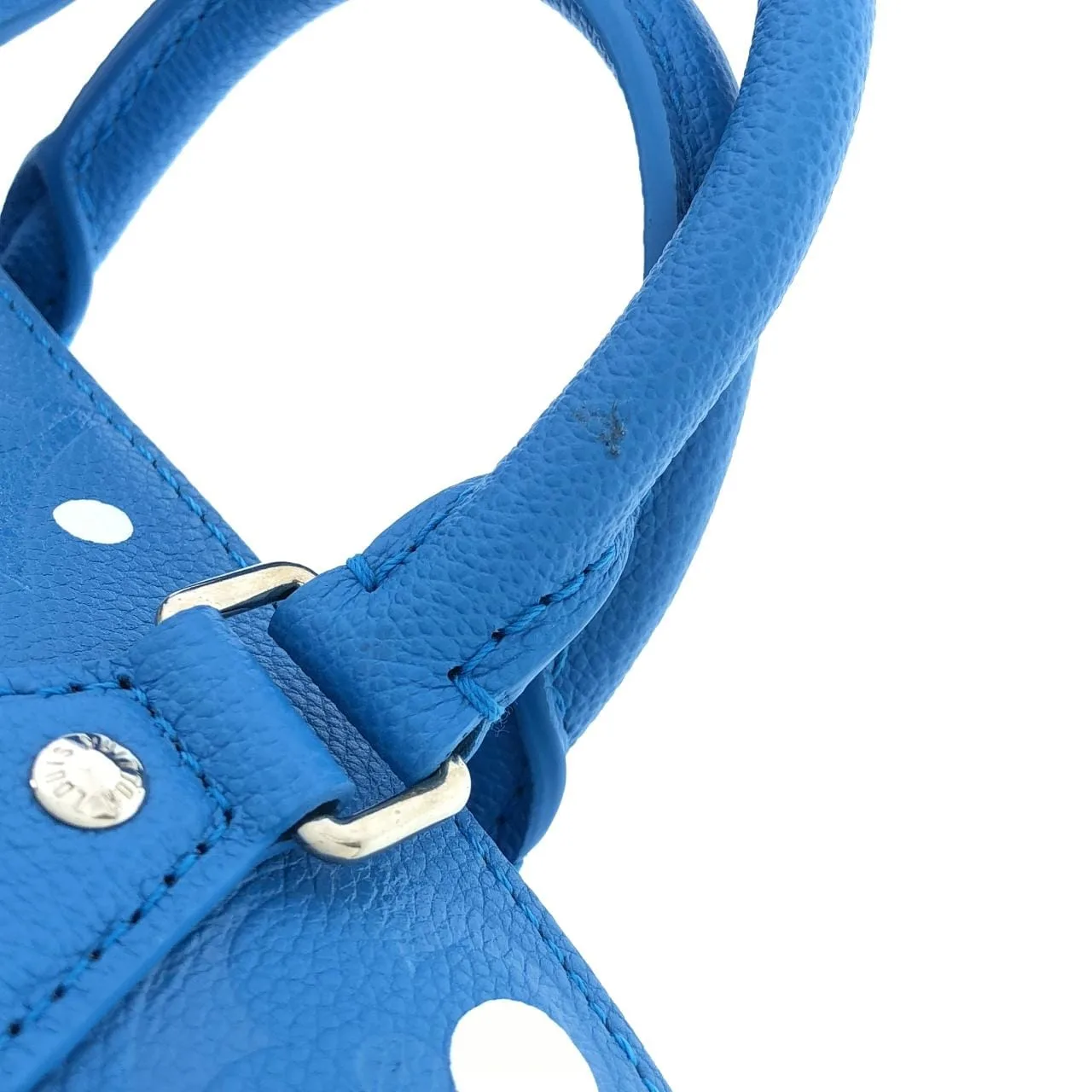 LOUIS VUITTON Speedy M46425 肩背包 Monogram 藍色 Monogram 中古品A - 縮圖 6