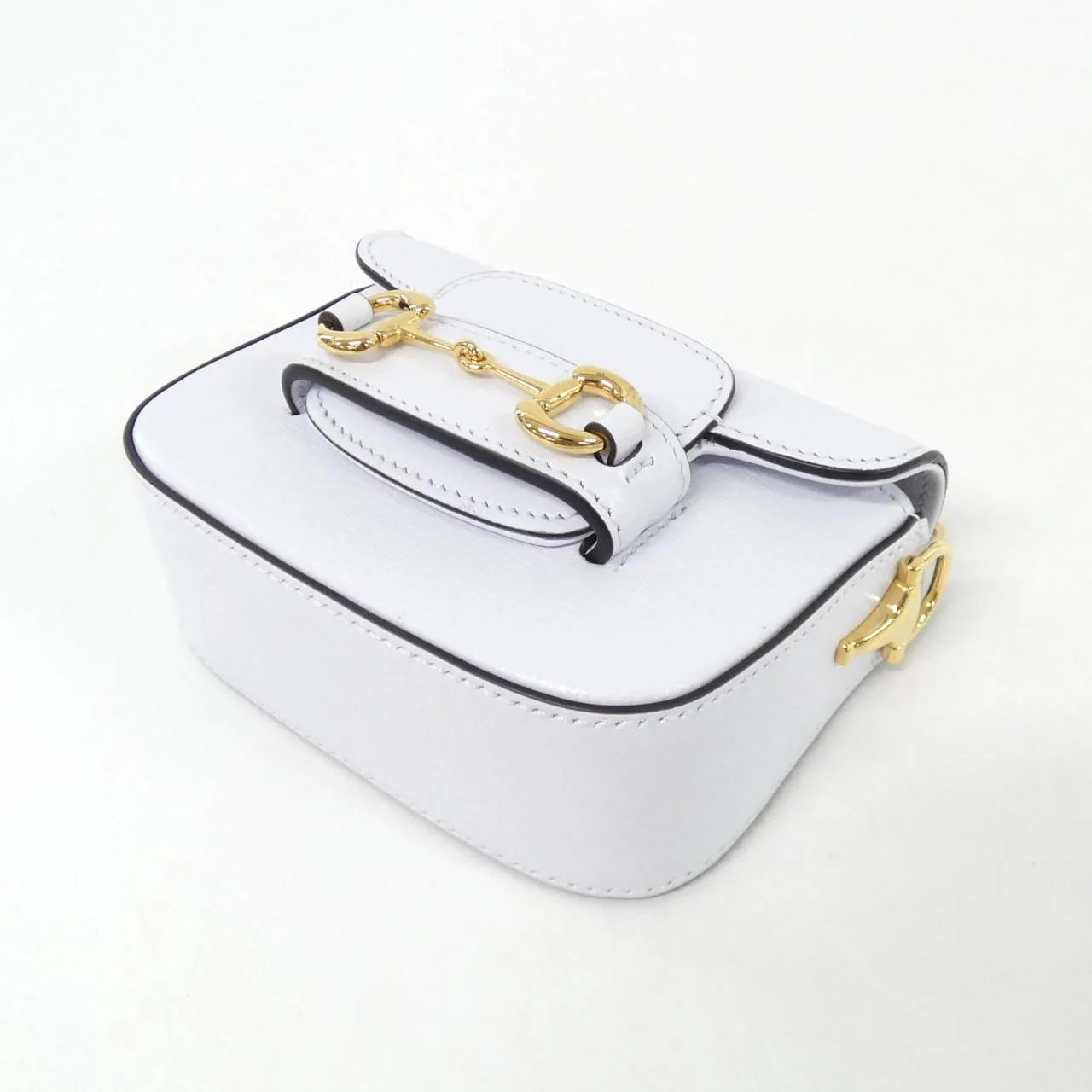 GUCCI 760253 AAA7G 肩背包 皮革 黑色 皮革 中古品A - 縮圖 3