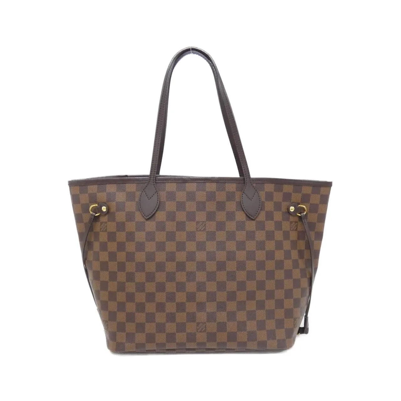 LOUIS VUITTON Neverfull N41358 Tote Damier Black