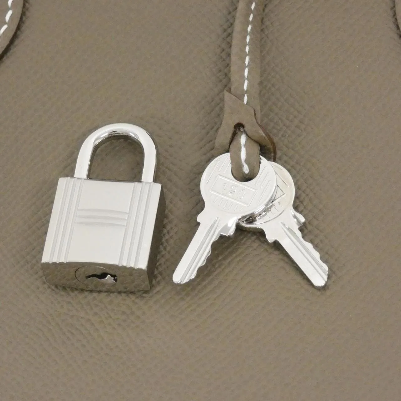 HERMES Bolide 075181CK Handbag Epsom Etoupe Epsom Leather Rank A - Thumbnail 3