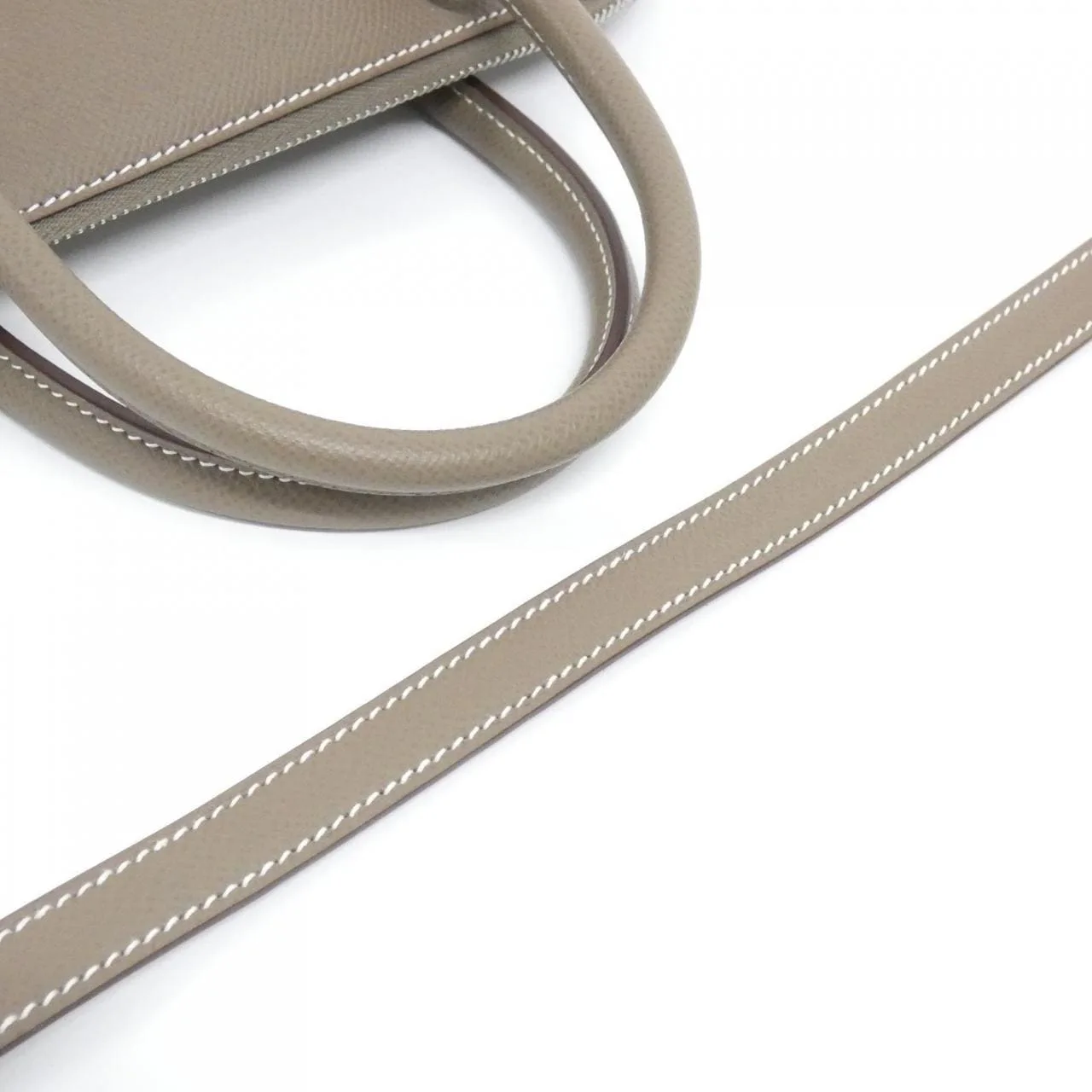 HERMES Bolide 075181CK Handbag Epsom Etoupe Epsom Leather Rank A - Thumbnail 4