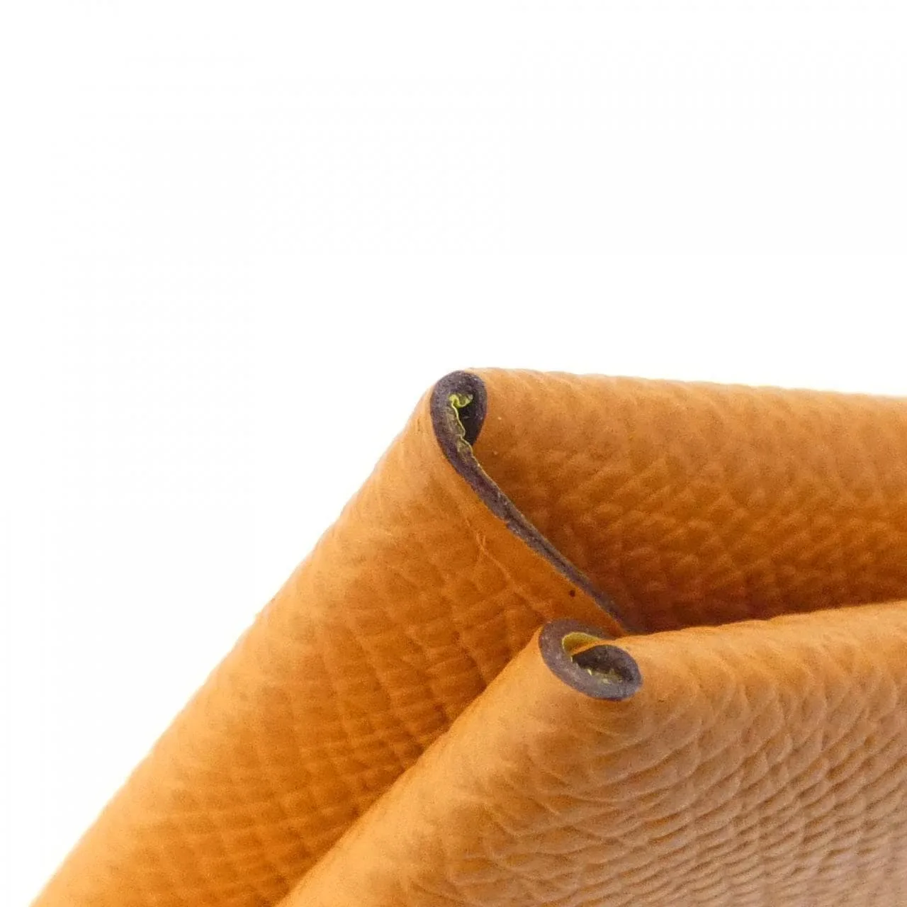 HERMES 078475CK Card Case Epsom Orange Epsom Leather Rank A - Thumbnail 2
