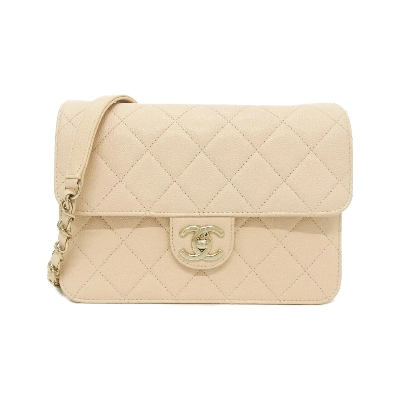 CHANEL Chanel 22 AS3003 Shoulder Grained Calfskin Pink