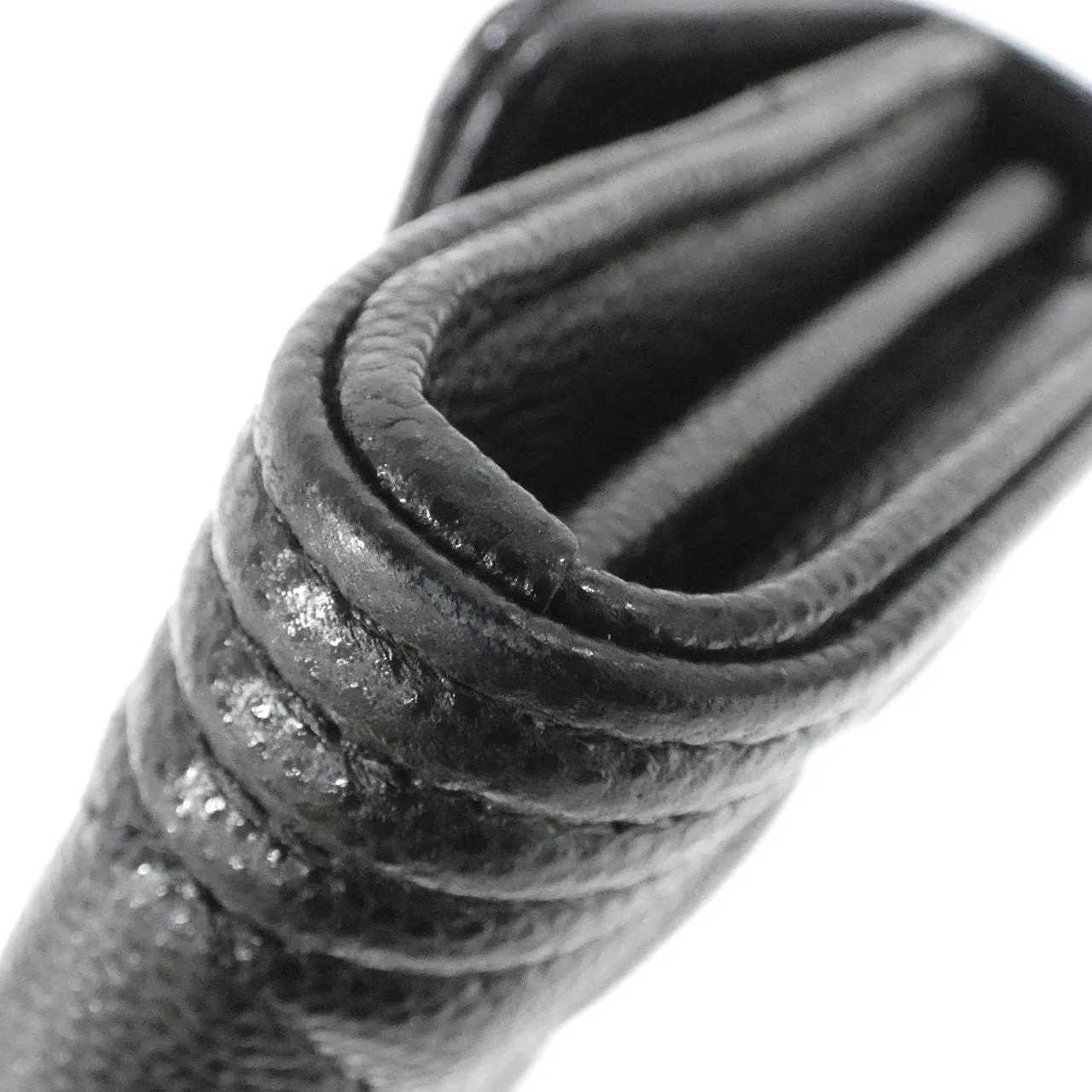 CHANEL Boy Chanel 80286 Wallet Grained Calfskin Black Grained Calfskin Rank A - Thumbnail 4