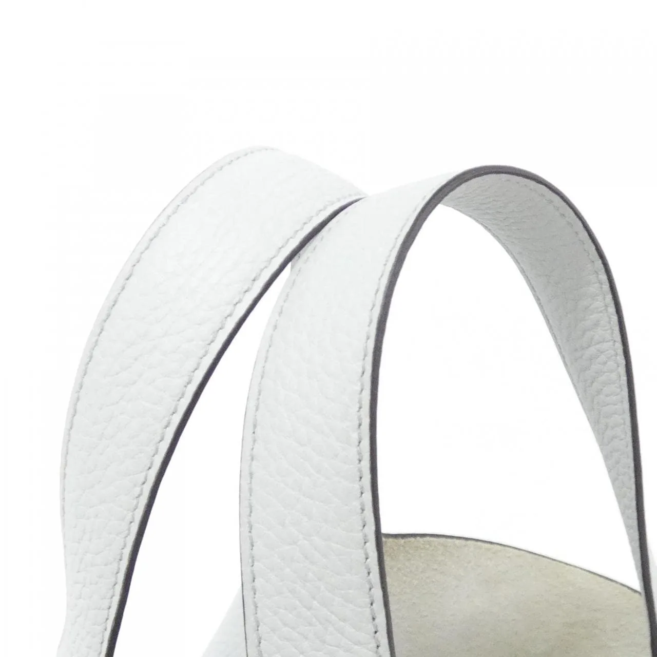 HERMES Picotin 060991CC Handbag Clemence Blue Clemence Leather Rank A - Thumbnail 4