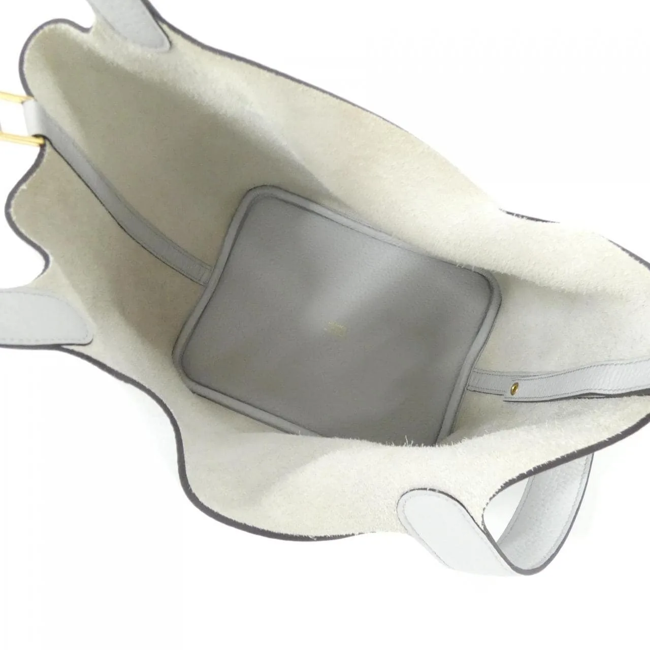 HERMES Picotin 060991CC Handbag Clemence Blue Clemence Leather Rank A - Thumbnail 5