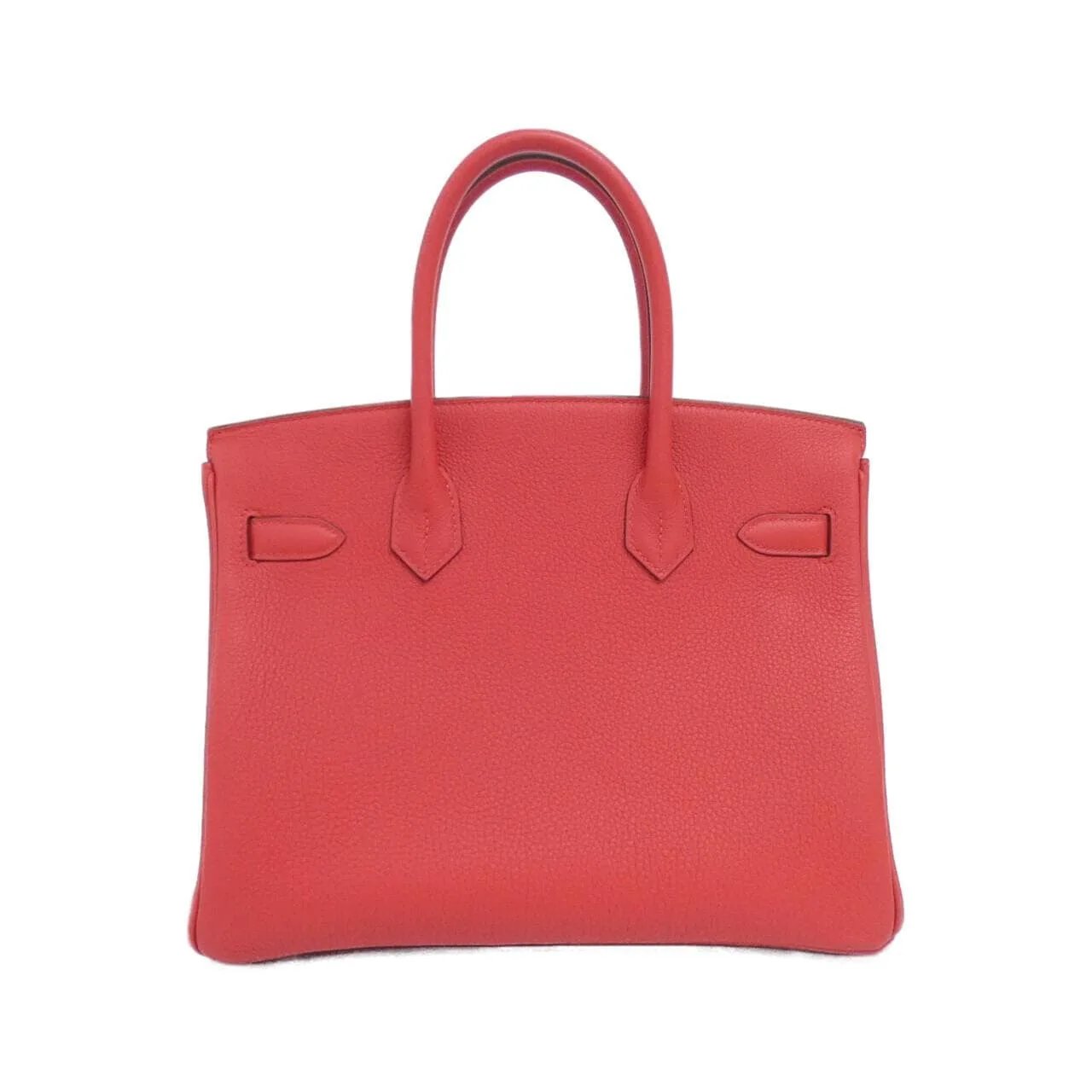 HERMES Birkin 030520CK Handbag Togo Rouge Togo Leather Rank A - Thumbnail 2