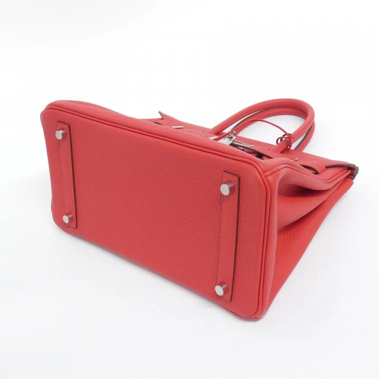 HERMES Birkin 030520CK Handbag Togo Rouge Togo Leather Rank A - Thumbnail 3