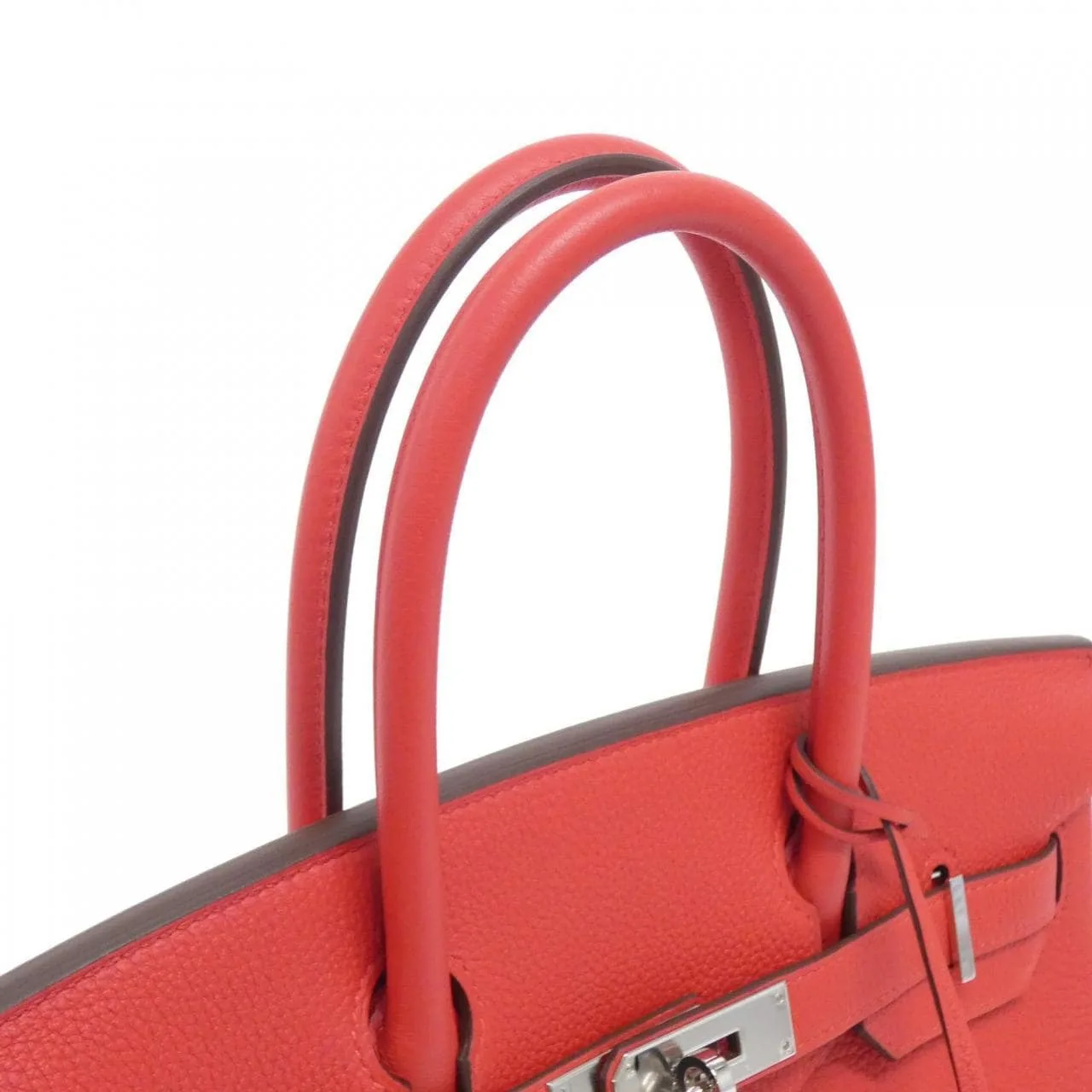 HERMES Birkin 030520CK Handbag Togo Rouge Togo Leather Rank A - Thumbnail 6