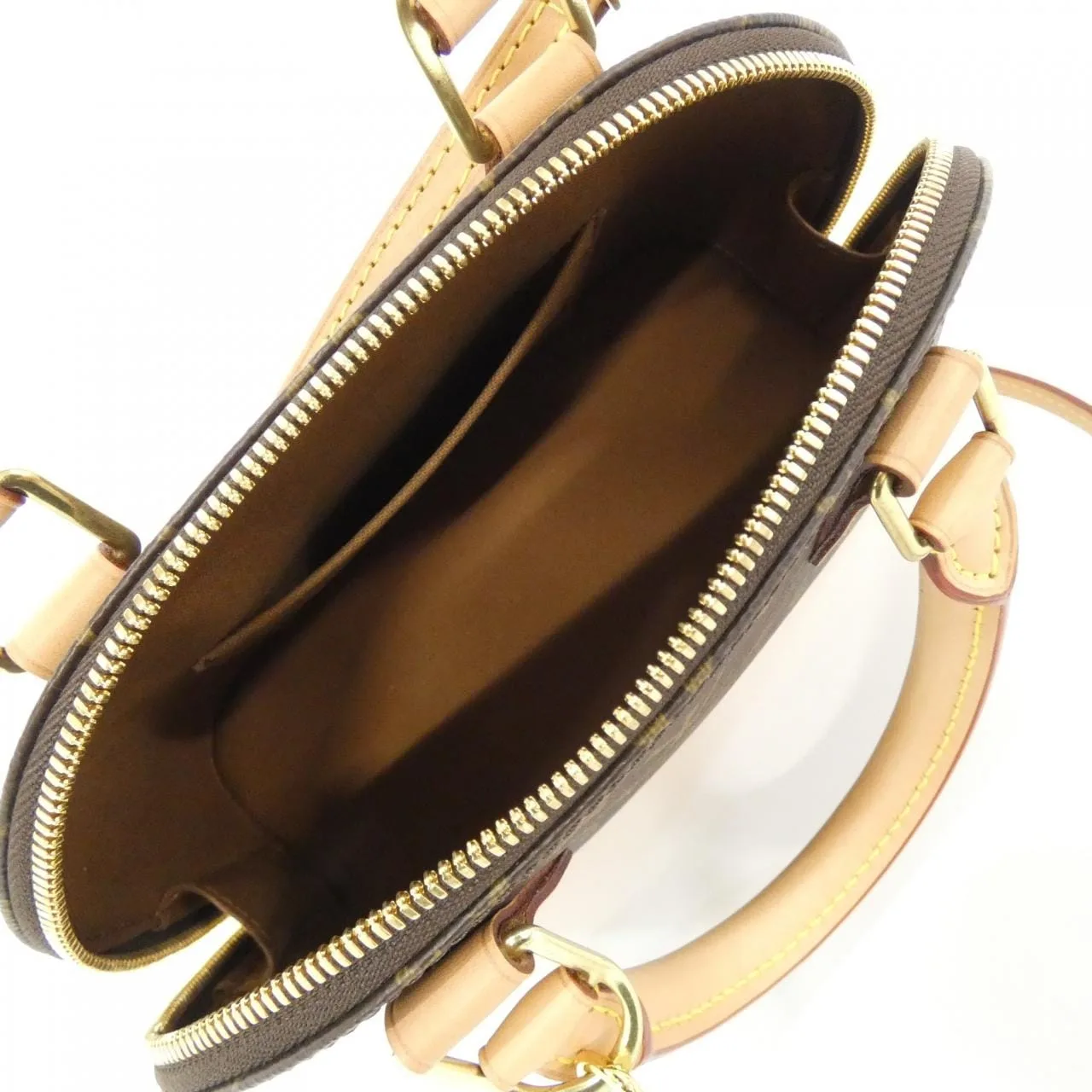 LOUIS VUITTON Alma M53152 Handbag Monogram 黑色 Monogram 中古品A - 縮圖 9