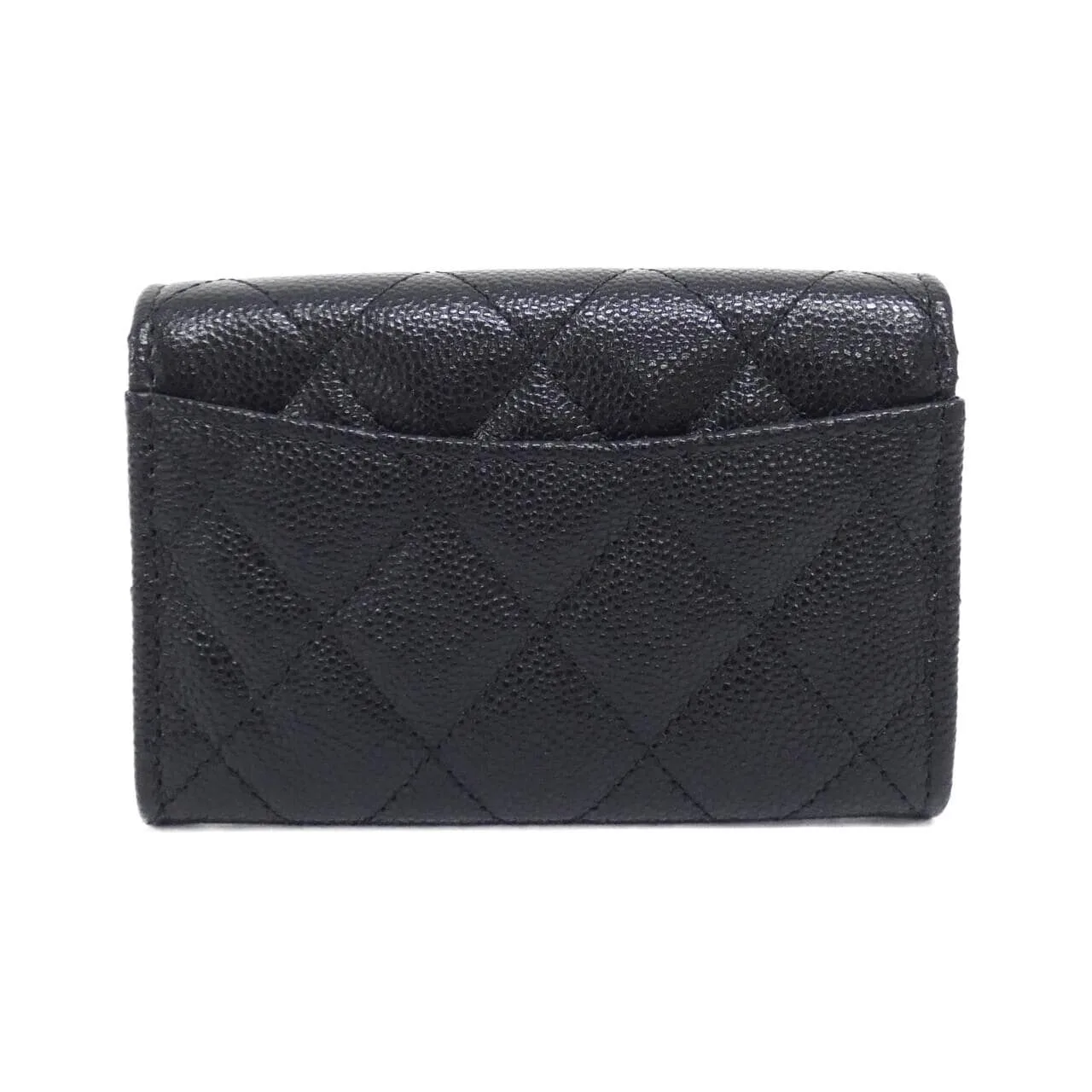 CHANEL Timeless Classic AP4096 卡片套 荔枝紋牛皮 黑色 荔枝紋牛皮 中古品A - 縮圖 2