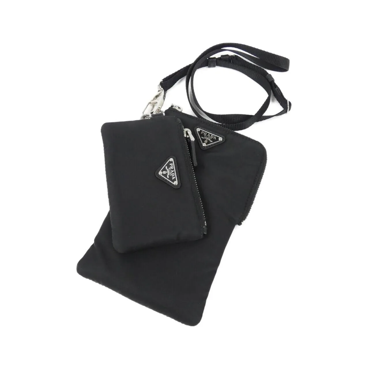 PRADA 2TT091 小袋 黑色 中古品A - 縮圖 3