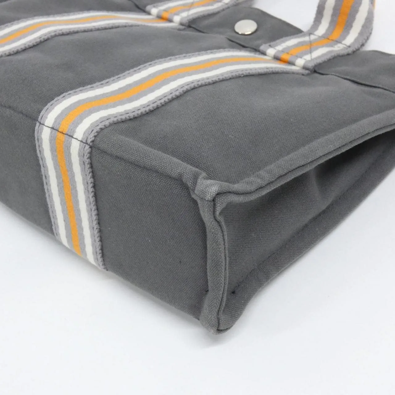 HERMES 100754M Tote Canvas Orange Canvas Rank B - Thumbnail 2