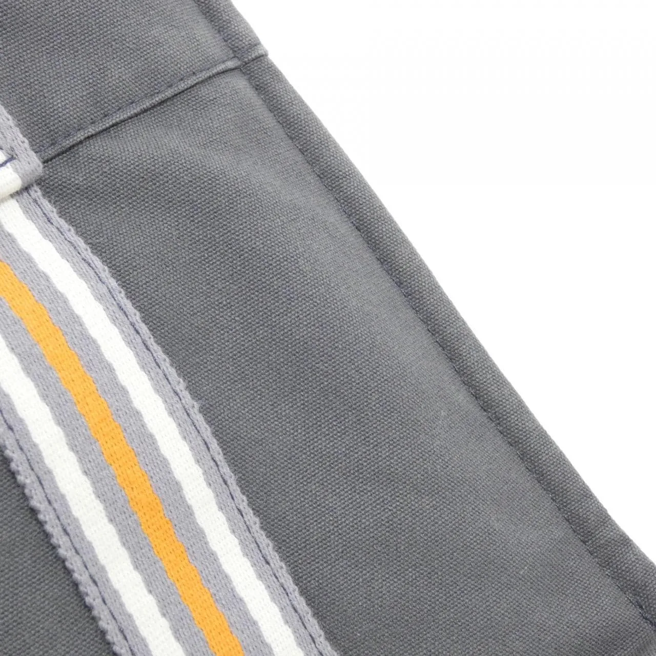 HERMES 100754M Tote Canvas Orange Canvas Rank B - Thumbnail 3