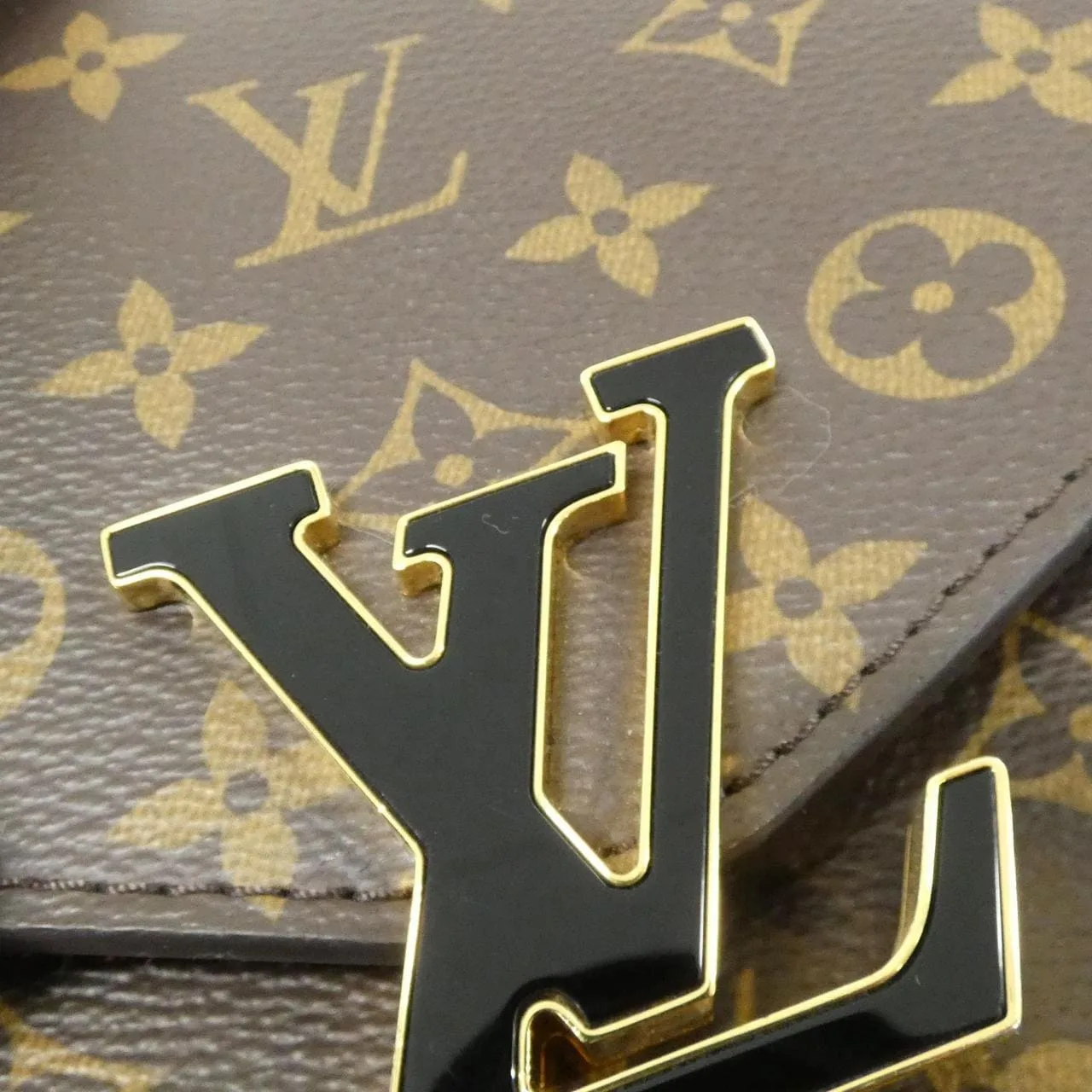 LOUIS VUITTON M45592 Shoulder Monogram 黑色 Monogram 中古品A - 縮圖 4