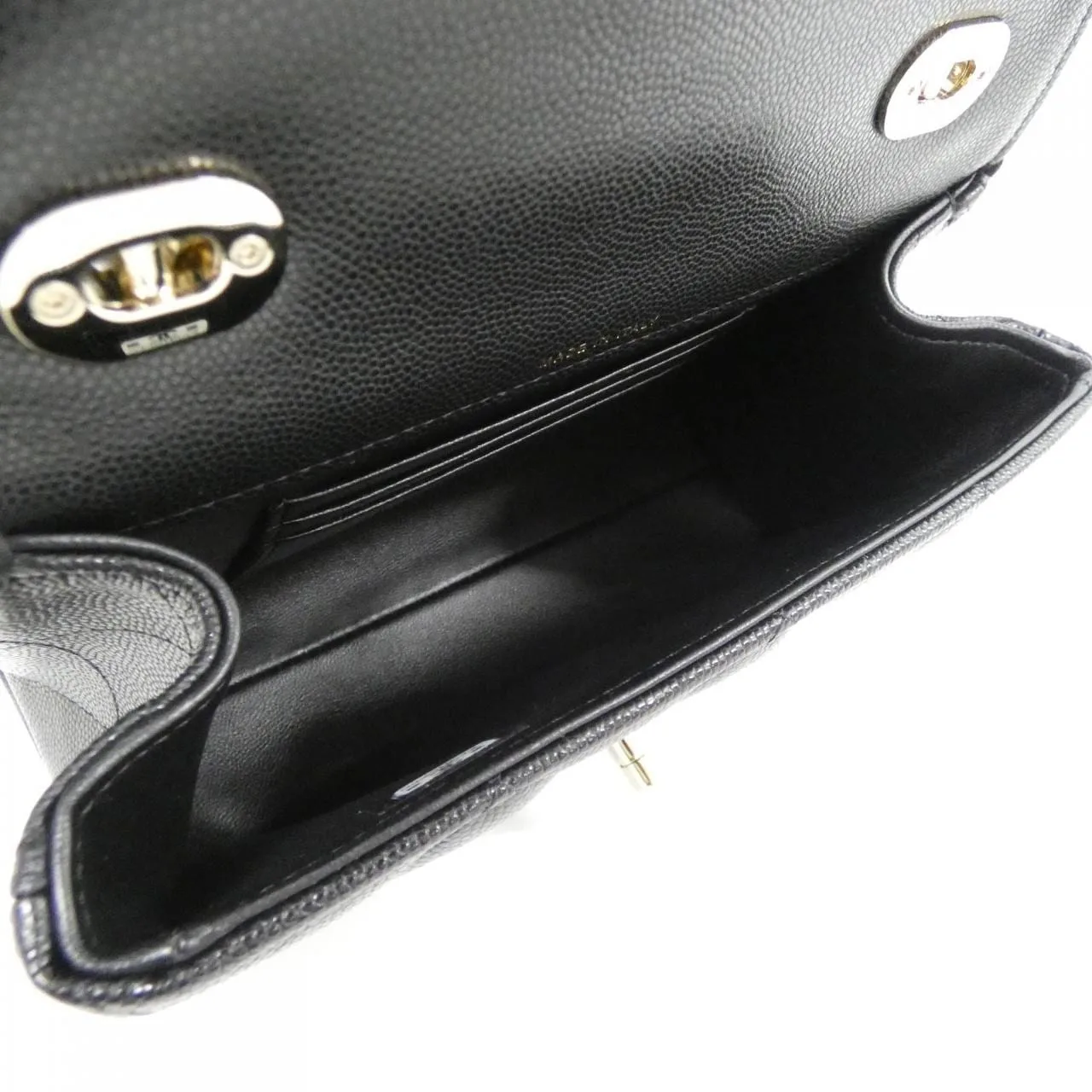 CHANEL AP4568 Handbag Grained Calfskin 黑色 荔枝紋牛皮 中古品A - 縮圖 7