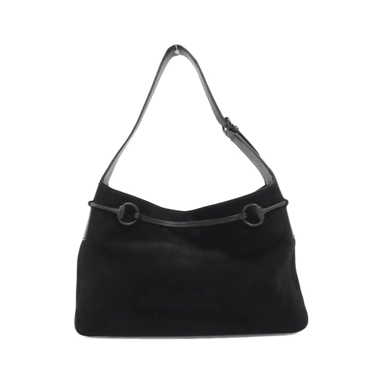 GUCCI 101975 肩背包 皮革 黑色 皮革 中古品A - 縮圖 2